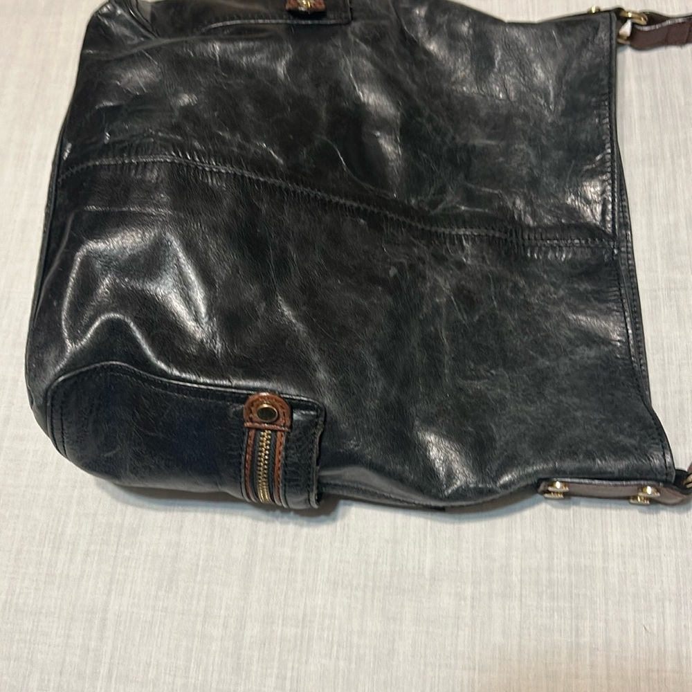 TANO Black Leather Women’s Bag - Picture 6 of 12